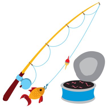 Balık tutma logosunu görmeniz gerekir. illustratration