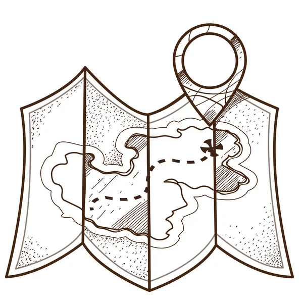 Λογότυπο τουρισμού. Πεζοπορία — Διανυσματικό Αρχείο