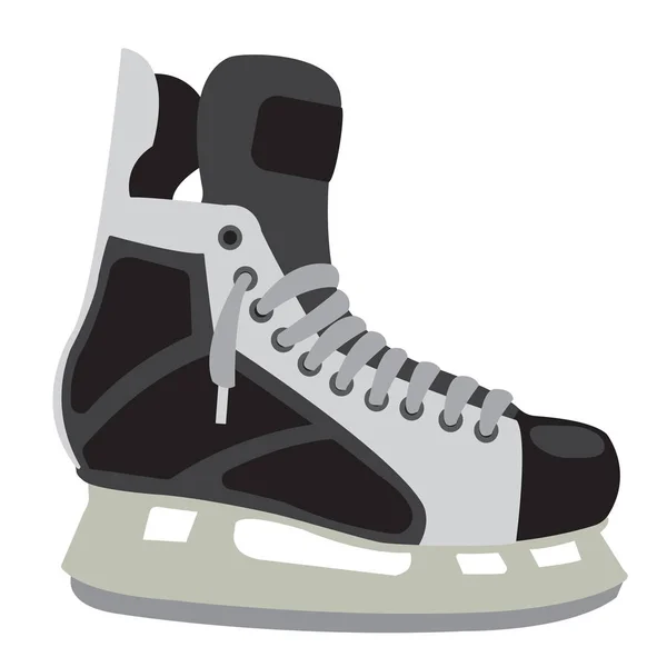 Hand Drawn Ice Skates Isolated White Background — Stock Vector