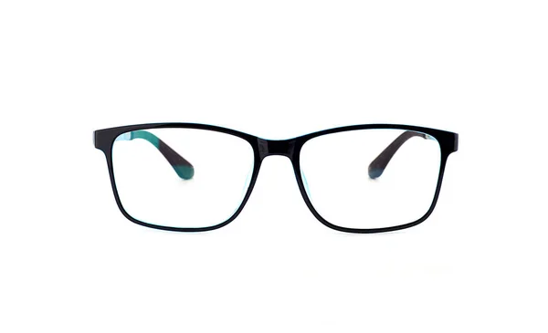 Czarne okulary oko izolowane na białym tle — Zdjęcie stockowe