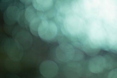 Yeşil Daire bokeh, bulanıklık