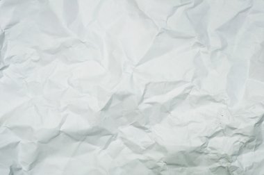 Doku buruşuk beyaz kağıt