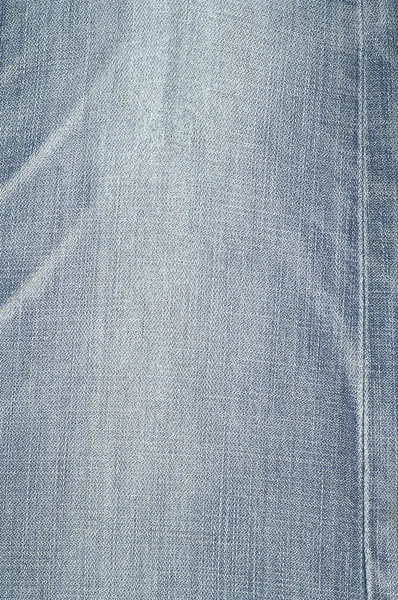 Textura tecido alvejante jeans azul — Fotografia de Stock