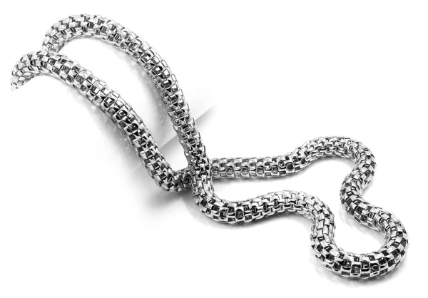 Panie łańcucha ze stali nierdzewnej - naszyjniki- — Zdjęcie stockowe