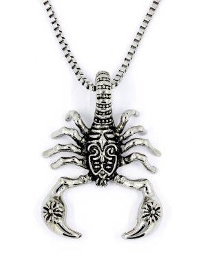 Akrep kolye ve kolye - paslanmaz çelik