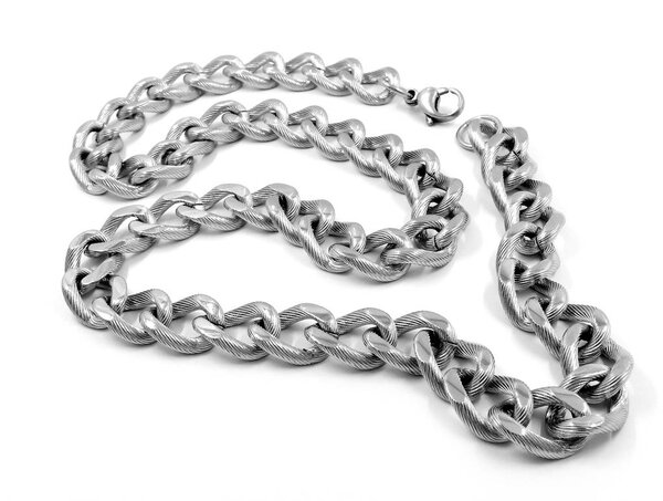 Серебряное ожерелье из нержавеющей стали

