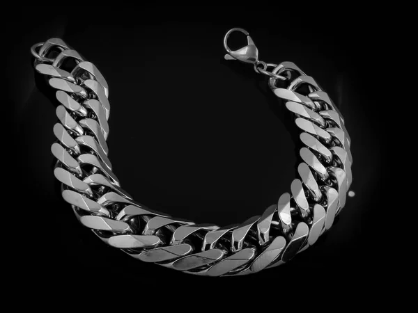 Bracciale Uomo - Acciaio inossidabile — Foto Stock