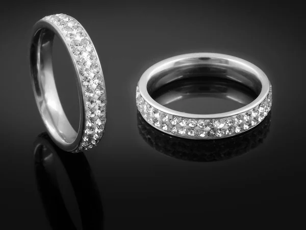 Silver damer Ring — Stockfoto