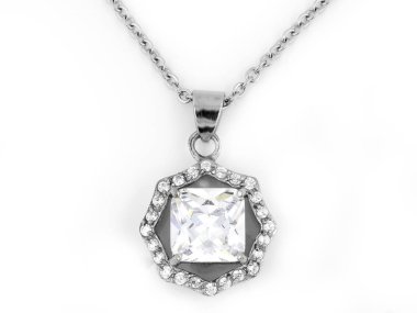Bayan kolye crystals ile