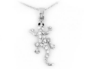 Gümüş kolye kertenkele kolye