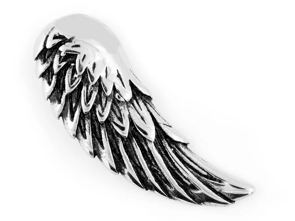 펜 던 트 목걸이 천사 날개 — 스톡 사진