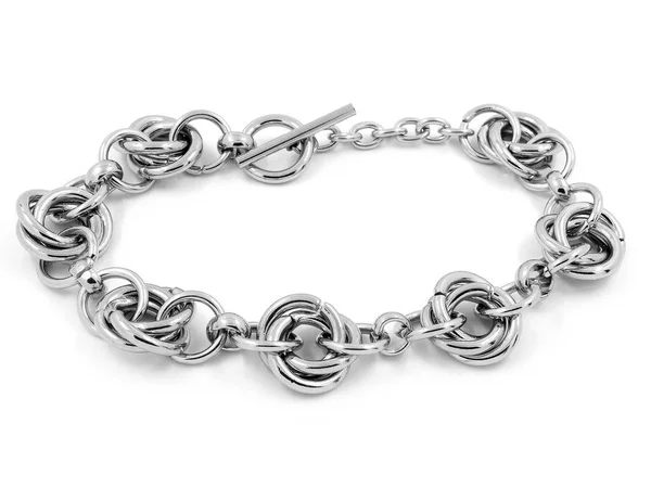 Smycken armband för kvinnor - rostfritt stål — Stockfoto