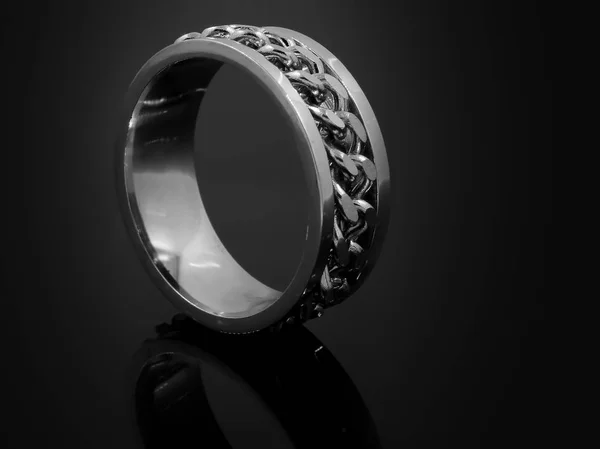 Bague bijoux - Acier inoxydable — Photo