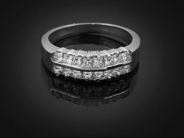 Šperky prsten - nerezová ocel — Stock fotografie