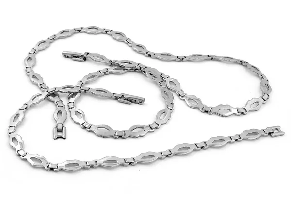 Комплект ожерелья и браслета — стоковое фото