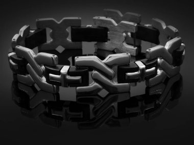 Takı bilezik için kadın ve erkek - paslanmaz çelik 