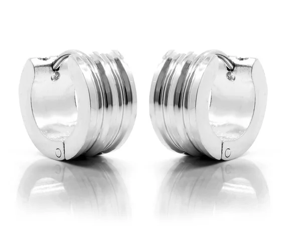 Jewelry Earrings - For Women - Stainless Steel — Stock Photo, Image