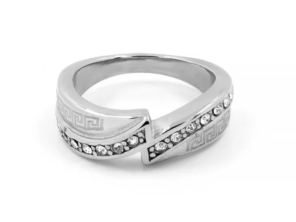 Šperky prsten pro ženy - zapojení - nerez — Stock fotografie
