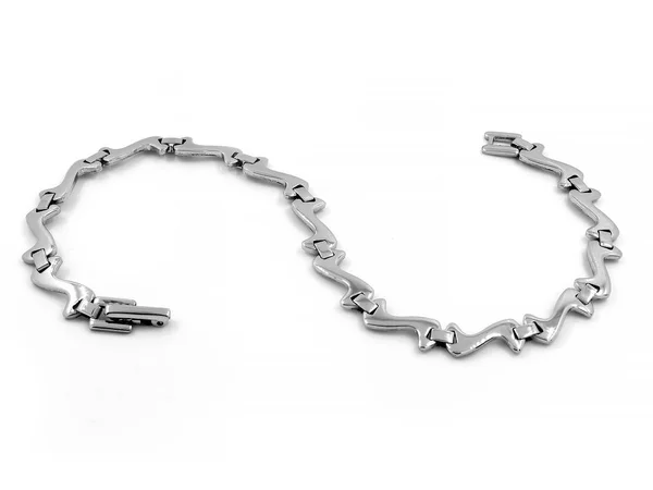 Armband smycken - rostfritt stål — Stockfoto