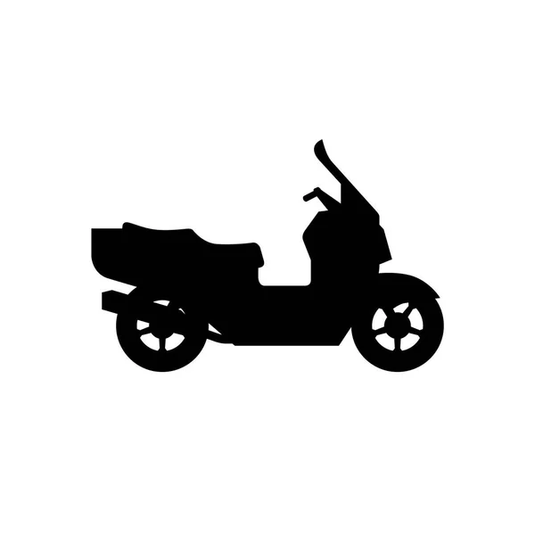 Silhouette Maxi Scooter — Image vectorielle