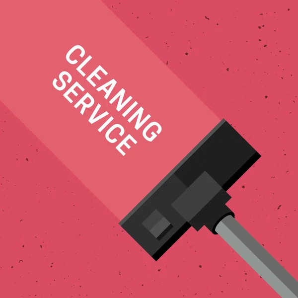 Banner υπηρεσιών καθαρισμού — Διανυσματικό Αρχείο