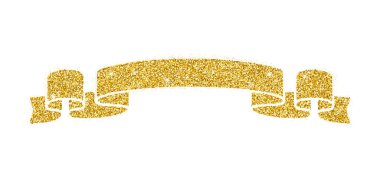 Altın glitter şerit