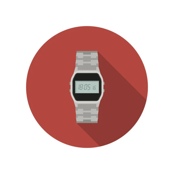 Watch flat icon — Stock Vector