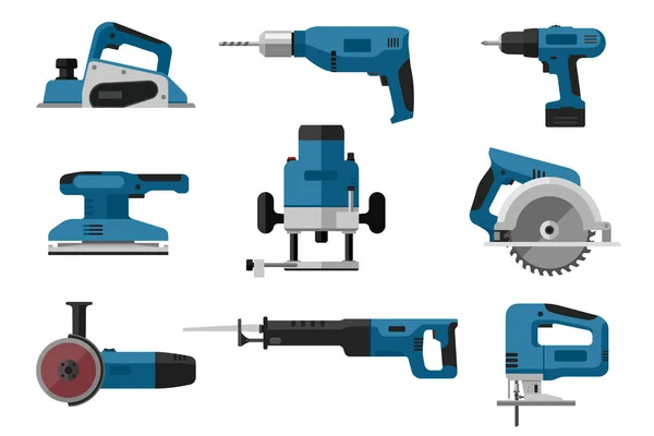 電動工具セット — ストックベクタ