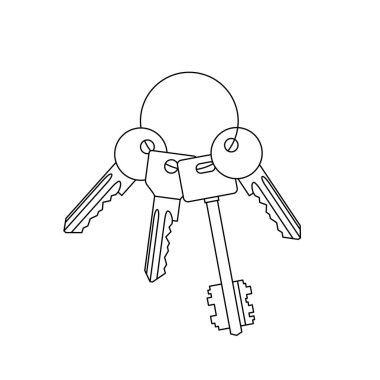 Demet-in anahtar taşı çizgi çizme.