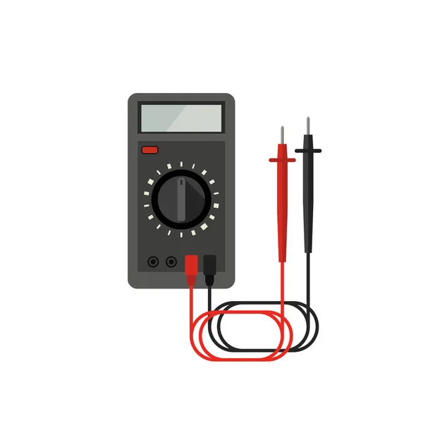 Multímetro icono plano — Archivo Imágenes Vectoriales
