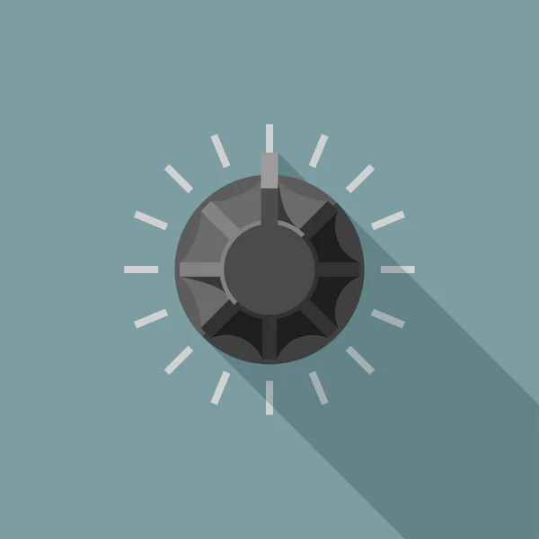 Icono interruptor redondo — Vector de stock