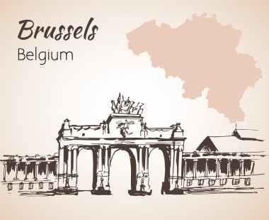  Parc du Cinquantenaire - Brüksel - Belçika. 