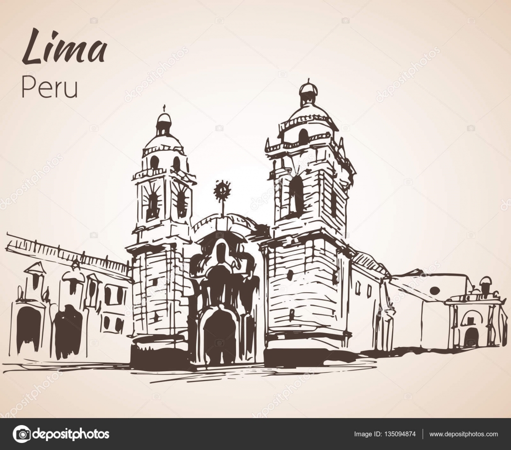 Download Lima Peru Mapa Dibujo Background