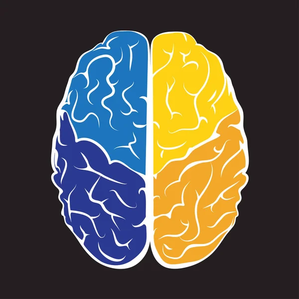 Renkli Anahat beyin işareti.