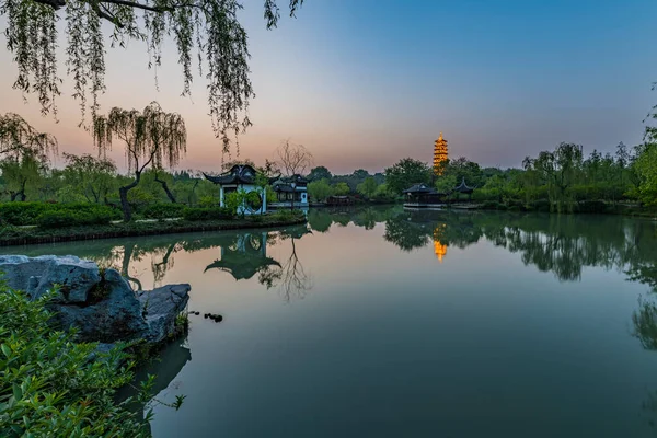 Beautiful Landscape Lake Morning — Stock Photo, Image