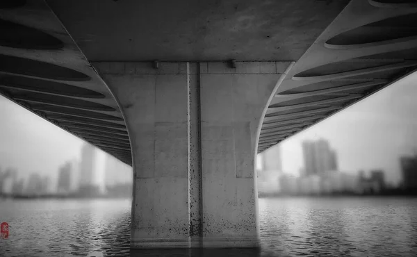 Pont Sur Rivière Dans Ville Londres — Photo