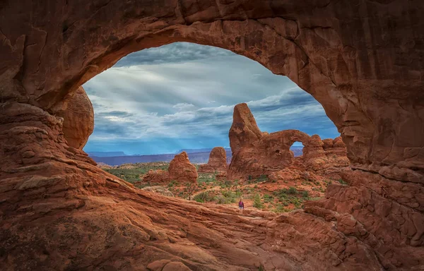 Arcos Parque Nacional Utah Eua — Fotografia de Stock