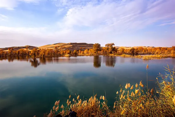 Hermoso Paisaje Con Lago Montañas — Foto de Stock