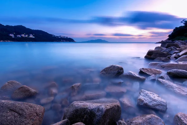 Hermoso Atardecer Sobre Mar — Foto de Stock