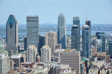 Yaz aylarında Montreal manzarası