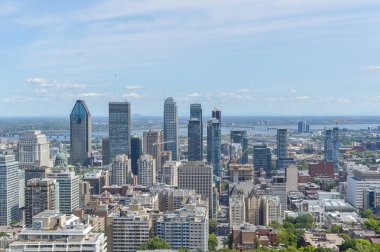 Yaz aylarında Montreal manzarası