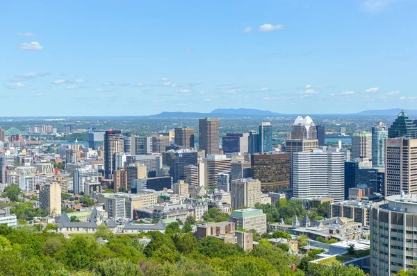 Montreal Skyline in summer, Canada — Stock Photo, Image