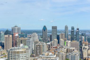 Yaz aylarında Montreal manzarası