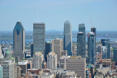 Yaz aylarında Montreal manzarası