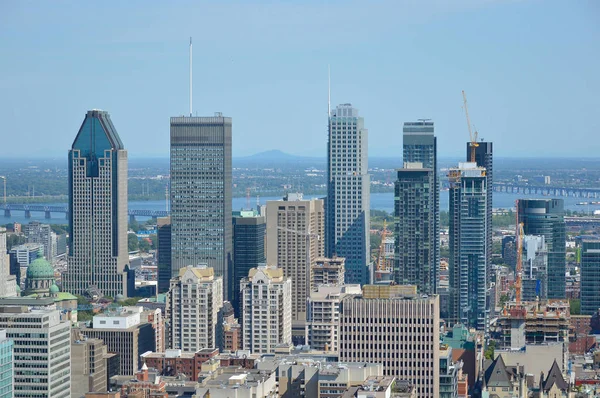 Skyline di Montreal in estate — Foto Stock