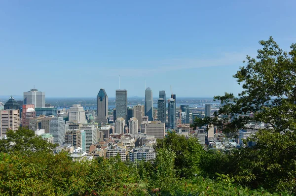 Skyline di Montreal in estate — Foto Stock