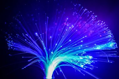 Internet teknolojisi fiber optik arka plan