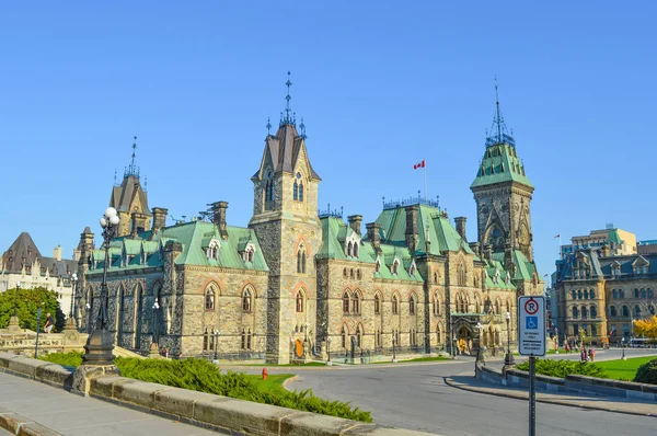 Оттава Канада Серпня 2015 Парламентський Пагорб Оттава Онтаріо Канада — стокове фото