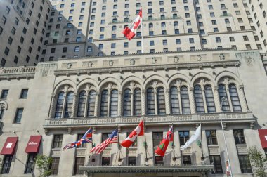 Toronto, Kanada - 13 Ocak 2015: Fairmont Royal York Hotel 