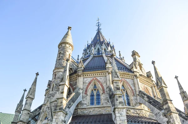 Bibliotheek Van Parlement Ottawa Ontario Canada — Stockfoto